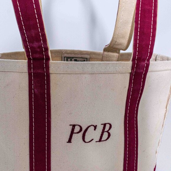 LL Bean Boat And Tote Bag Small Made in USA VTG 80s Classic - Picture 4 of 16